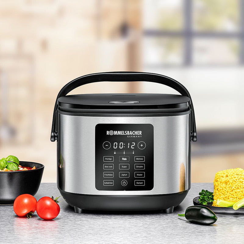 Rommelsbacher MRK 650 riskoger 3 L 600 W Rustfrit stål