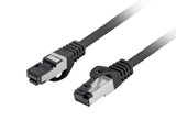 Lanberg PCF8-10CU-0025-BK netværkskabel Sort 0,25 m Cat8.1 S/FTP (S-STP)