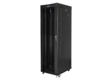 Lanberg FF01-6042-12B stativ 42U Fritstående reol Sort