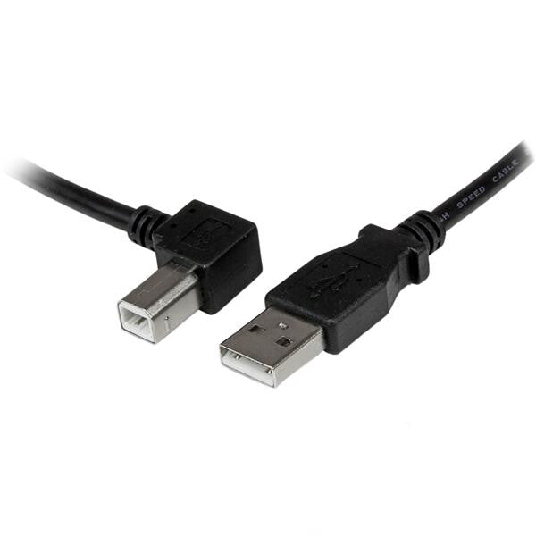 StarTech.com USBAB3ML USB-kabel USB 2.0 3 m USB A USB B 0,48 Gbit/sek. Sort