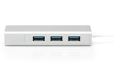 Digitus DA-70255 dockingstation USB 3.2 Gen 1 (3.1 Gen 1) Type-C Grå, Hvid