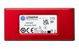 Kingston Technology 2 TB XS1000 Red External USB 3.2 Gen 2 – Bærbart SSD-drev