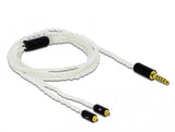 DeLOCK 85846 lydkabel 1,2 m 4.4mm 2x MMCX Hvid