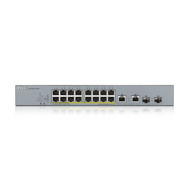 Zyxel GS1350-18HP-EU0101F netværksswitch Administreret L2 Gigabit Ethernet (10/100/1000) Strøm over Ethernet (PoE) Grå