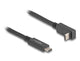 DeLOCK 80034 USB-kabel USB 3.2 Gen 2 (3.1 Gen 2) 1 m USB C 10 Gbit/sek. 60 W Sort