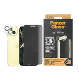 PanzerGlass ® 3-i-1 Privacy Pakke iPhone 15 Plus