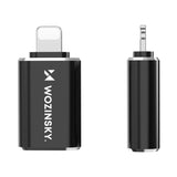 Wozinsky 5907769378959 kabel kønsskifter USB-A Lightning Sort