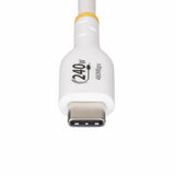 StarTech.com USB2EPR4MW USB-kabel USB 2.0 4 m USB C 0,48 Gbit/sek. 240 W Hvid