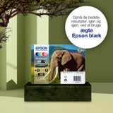 Epson Elephant 24XL elefant Claria Photo HD enkeltpakke sort blæk