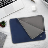 Mobilis 049022 taske og etui til laptop 40,6 cm (16") Grå, Marineblå
