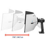 Ergotron HX Series HX ARM WITH VERY HEAVY DUTY PIVOT DESK 144,8 cm (57") Skrivebord Sort