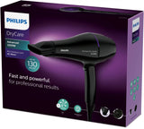Philips DryCare Kraftig Pro hårtørrer med vekselstrømsmotor 2200W tørrekraft