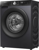Hisense WF3S8043BB3 vaskemaskine Front-læsning 8 kg 1400 rpm Sort