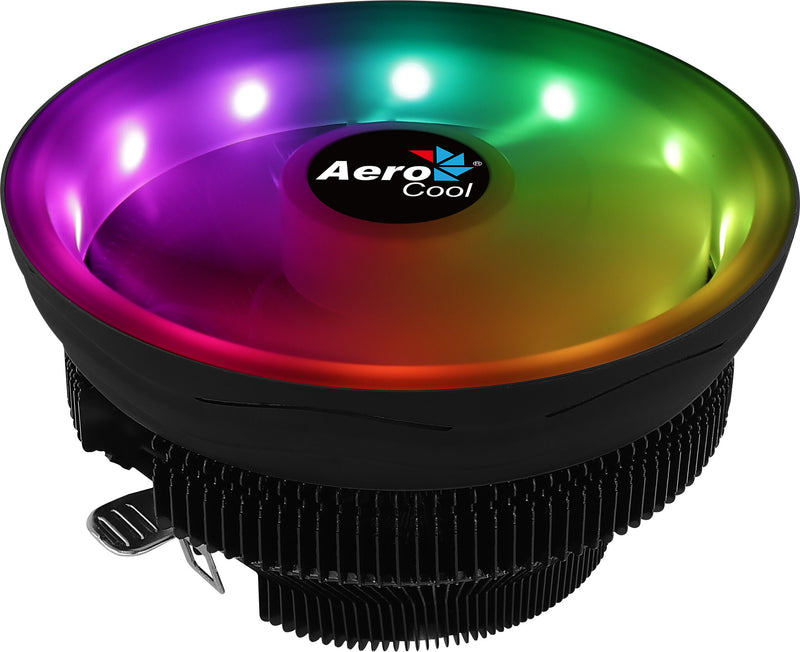 Aerocool Core Plus Processor Køler 13,6 cm Sort, Hvid
