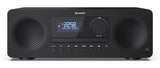 Sharp XL-B720D(BK) stereoanlæg Home audio micro system 30 W Sort