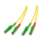 EFB Elektronik O0933.40 InfiniBand og fiberoptisk kabel 40 m E-2000 (LSH) Gul
