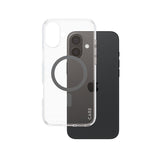 PanzerGlass CARE™ by ® Urban Combat Case Transparent m. Sort MagSafe iPhone 16 Plus