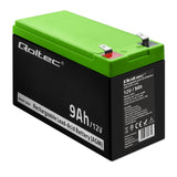 Qoltec 53031 UPS batteri Blybatterier (VRLA) 12 V 9 At