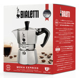Bialetti Moka Express Moka gryde Aluminium, Sort