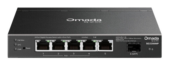 TP-Link Omada SG2206MP netværksswitch L2 Gigabit Ethernet (10/100/1000) Strøm over Ethernet (PoE)