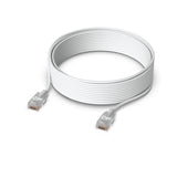 Ubiquiti UACC-Cable-Patch-EL-12M-W netværkskabel Gennemsigtig, Hvid Cat6