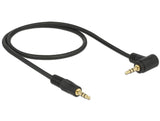 DeLOCK 3.5 mm, 1 m lydkabel 3.5mm Sort