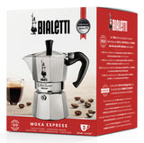 Bialetti Moka Express Moka gryde 0,2 L Aluminium, Sort