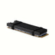 Axagon CLR-M2L6 Computerkølesystem M.2 NVMe SSD, Solid-state drev Køleplade/køler Sort 1 stk