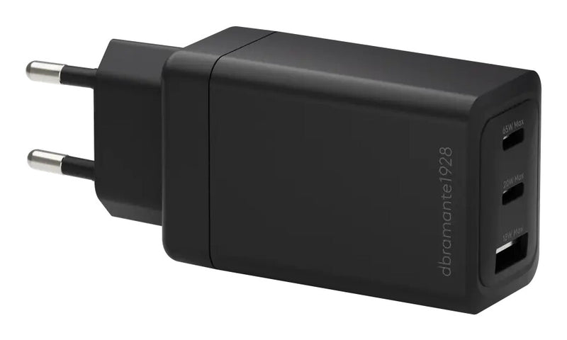 dbramante1928 CI65EUBL7229 oplader til mobil enhed Laptop, Smartphone, Tablet Sort Vekselstrøm Hurtig opladning Indendørs