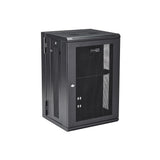 StarTech.com RK1820WALHM stativ 18U Vægmonteret stativ Sort