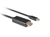 Lanberg CA-CMHD-10CU-0018-BK videokabel adapter 1,8 m USB Type-C HDMI