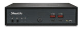 Shuttle Slim AI PC DN11H7 1,35 L størrelse PC Sort 155H Intel® SoC