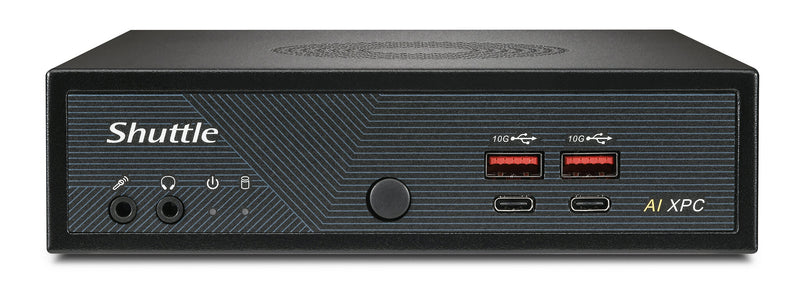 Shuttle Slim AI PC DN11H7 1,35 L størrelse PC Sort 155H Intel® SoC