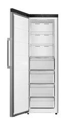 Gorenje G600 FNC618D6XWF Stående fryser Fritstående 312 L Grå, Rustfrit stål, Mørkegrå
