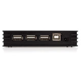 StarTech.com ST7202USBGB interface hub USB 2.0 480 Mbit/s Sort
