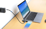 Manhattan 190404 dockingstation Ledningsført USB 3.2 Gen 2 (3.1 Gen 2) Type-C Grå