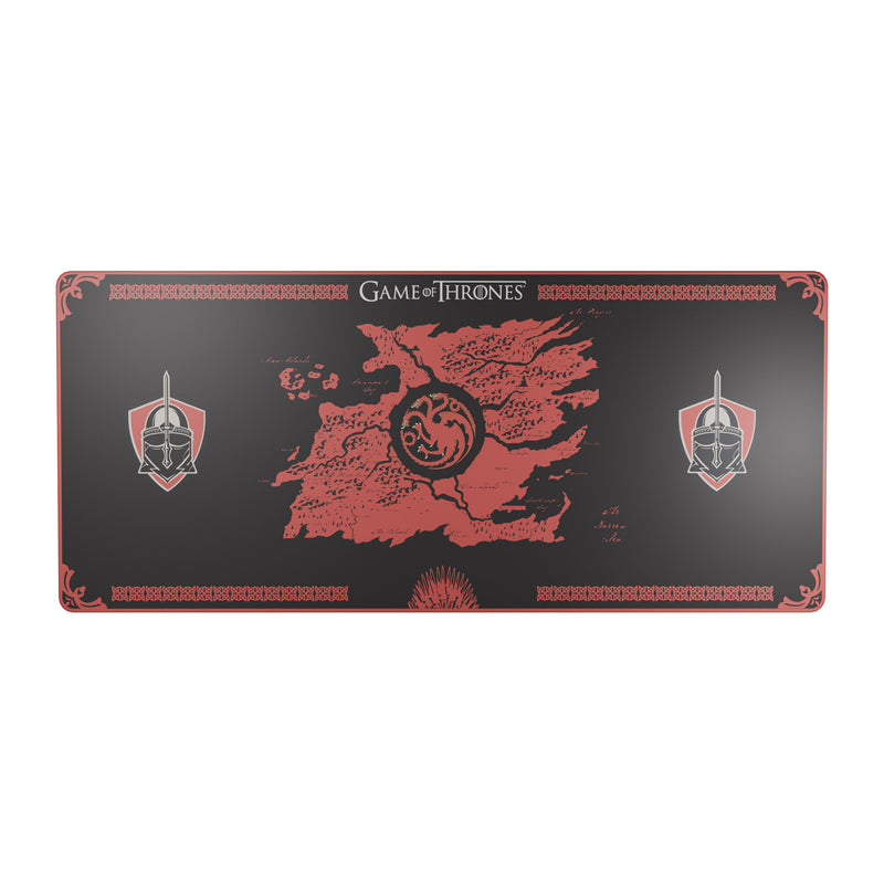 Lexip HBO Game of Thrones - Targaryen Edition Gaming musemåtte Sort, Rød