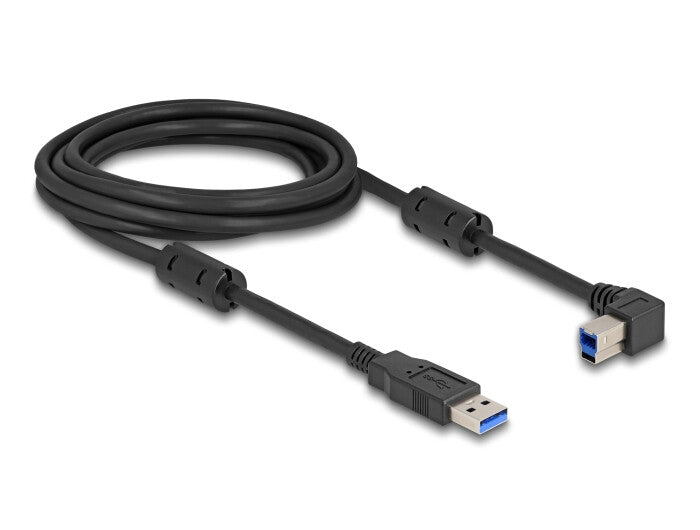 DeLOCK 81102 USB-kabel USB 3.2 Gen 1 (3.1 Gen 1) 3 m USB A USB B 5 Gbit/sek. Sort