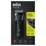 Braun Series 3 300s Folie shaver Trimmer Sort