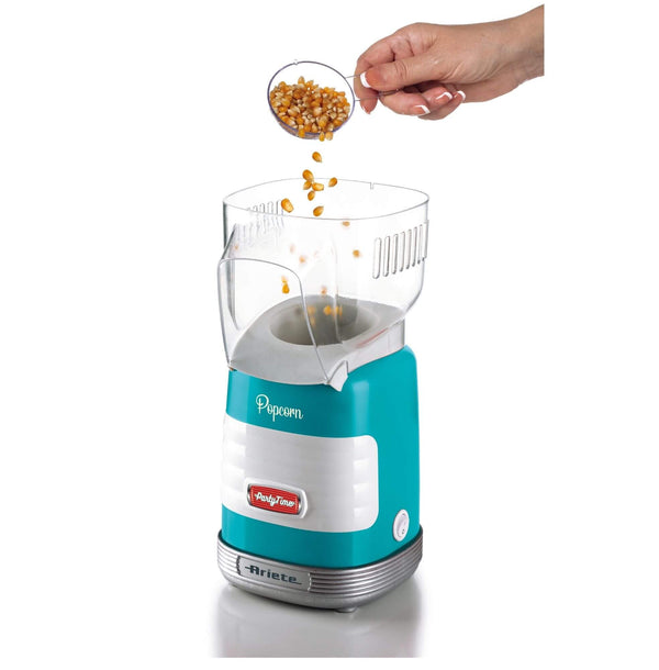 Ariete 2956/01 popcornmaskine Blå, Transparent 2 min. 1100 W