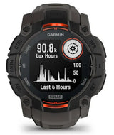 Garmin Instinct 3 Solar 3,3 cm (1.3") MIP 50 mm Digital 176 x 176 pixel Berøringsskærm Sort GPS (satellit)