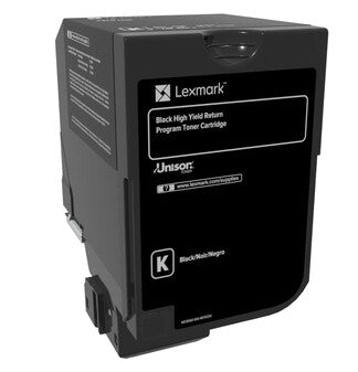 Lexmark 74C2HK0 tonerpatron 1 stk Original Sort