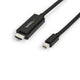 StarTech.com MDP2HDMM3MB videokabel adapter 3 m Mini DisplayPort HDMI Sort