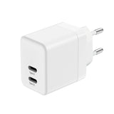 Crong CRG-GNCC35-WHI oplader til mobil enhed Smartphone, Netbook, Laptop, SmartWatch, Strømbank, Universel Hvid Vekselstrøm Hurtig opladning Indendørs