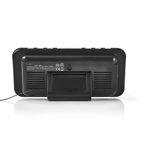 Nedis CLAR004BK vækkeur Digital alarmur Sort