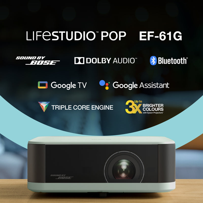Epson Home Cinema Lifestudio Pop — EF-61G isgrøn