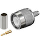 Goobay TNC 102 M CRIMP RG 58 Rustfrit stål
