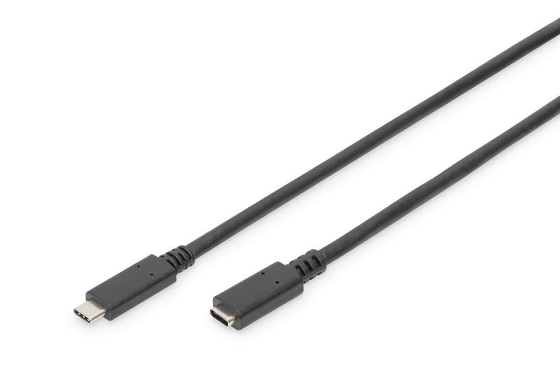 Digitus AK-300210-015-S USB-kabel USB 2.0 1,5 m USB C 0,48 Gbit/sek. Sort