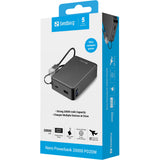 Sandberg 421-40 powerbank Lithium-Ion (Li-Ion) 20000 mAh Sort