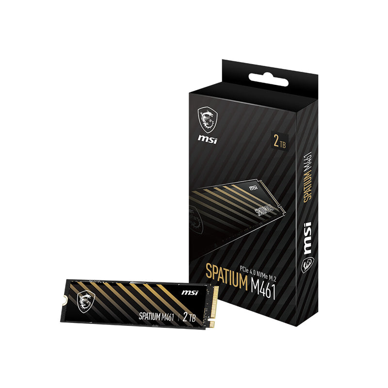 MSI Spatium M461 2 TB M.2 PCI Express 4.0 NVMe 3D NAND